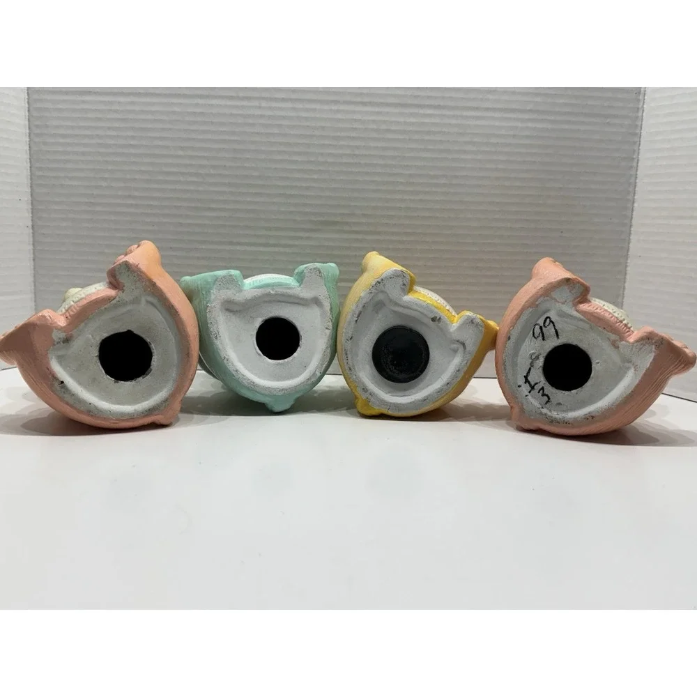 EUC Vintage (Lot Of 4) 1983 Care Bear Ceramic Coin Bank Piggy Banks 5
